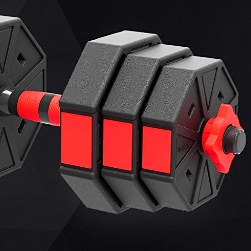 Adjustable Dumbbells Barbells Weight Set Free Wights, 44 Lbs, Anti-Slip & Secure Locks, Home Gym Workout Exercise Strength Training Equipment, for Weight Bench Workout Bench Press for Men and Women