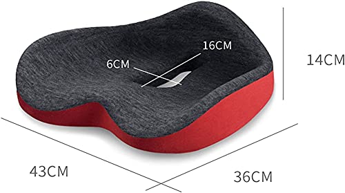 GIENEX Seat - Memory Foam Sit Bone Relief Cushion