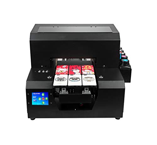 UV Flatbed Printer with 3D Textured Raised Embossed for Glass/Plastic/Leather/PVC/Metal/Phone case