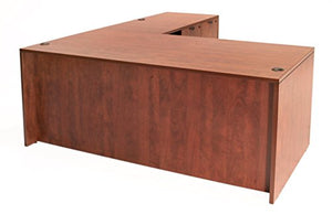 Regency Legacy 60-inch Double Pedestal L-Desk with 35-inch Return- Cherry