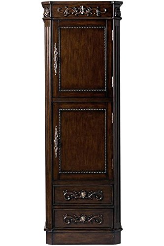 Chelsea Linen Bath Cabinet, 60"Hx20"Wx14"D, ANTIQUE CHERRY