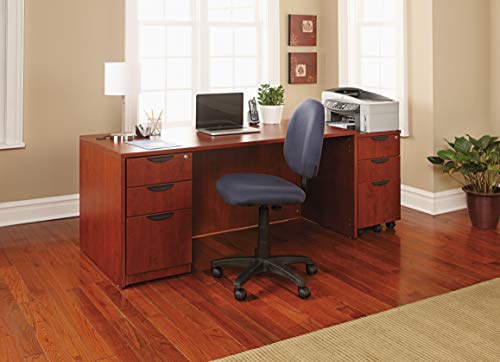 Alera Valencia Series 66 by 30 by 29-1/2-Inch Desk Shell, Medium Cherry