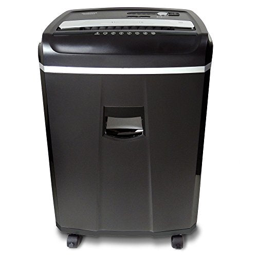 Aurora Professional 20-Sheet Crosscut Paper/Credit Card/CD/DVD Media Shredder with 60 Minutes Continuous Run Time and Pullout Basket, AntiJam Shredder