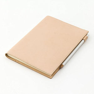 [Midori] MD series notebook jacket H222~W320mm made of goat skin
