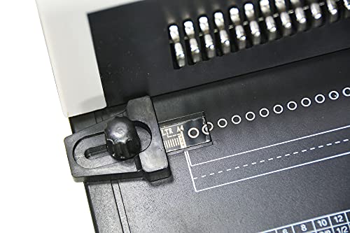 Upgraded S25A Coilbind Spiral Coil Binding Machine - with Electric Coil Inserter - Professionally Bind Presentations and Documents - Free Crimper Free Box of 100 Plastic coils - 4 to 1 Pitch