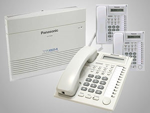 Panasonic KX-TA824 & 3 KX-T7730 Phones White