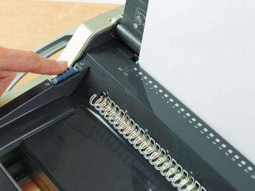 Fellowes Galaxy Electric Binding Machine for Large Offices - 34-Hole, 130 Sheet Wire Binder - Graphite