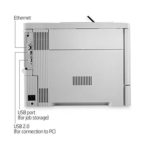 HP LaserJet Enterprise M553n Color Laser Printer with Built-in Ethernet (B5L24A) (Renewed)