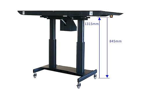 JGSTAVMS TV Mobile Stand for 65-86 Inch TV - Electric Lifting & Rotatable Stand