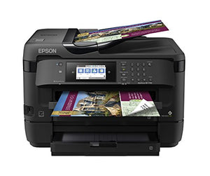 Workforce WF-7720 Wireless Wide-Format Color Inkjet Printer with Copy, Scan, Fax, Wi-Fi Direct and Ethernet, Amazon Dash Replenishment Enabled
