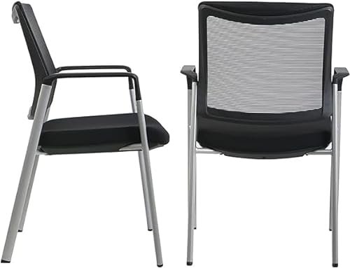 GM Seating Ever Guest Chair - Leather Office Reception Chairs (Pack of 8)