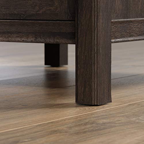 Sauder 422982 Costa L-Desk, Coffee Oak Finish