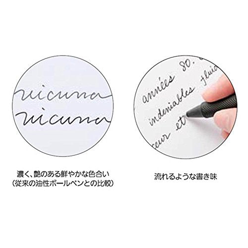 Pentel Ballpoint Pen Vicuna, Fine, Black, Red, Blue, Sky Blue (BXC37S)