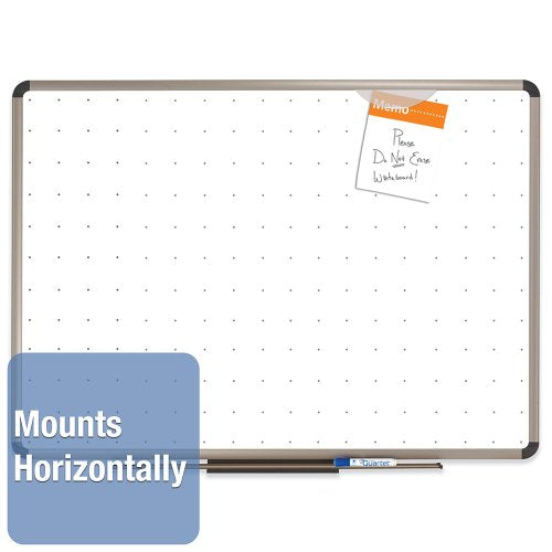 Quartet Euro Prestige Total Erase Boards, 6 x 4 Feet, Aluminum and Titanium Finish Frame (TE567T)