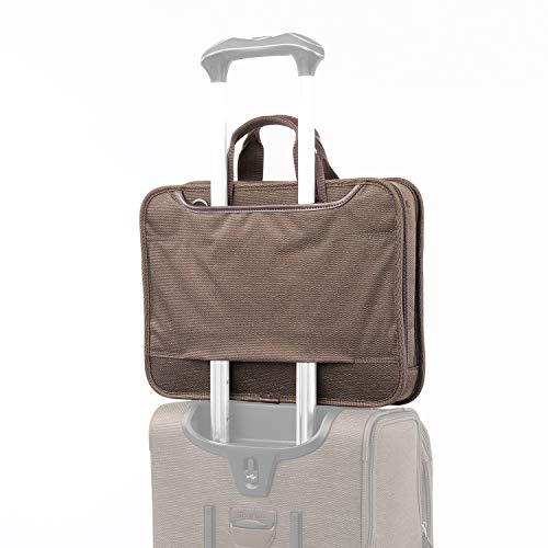 Travelpro Travlepro Luggage Platinum Elite 16" Carry-on Slim Business Computer Briefcase, Rich Espresso, One Size