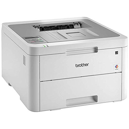 Brother HL-L3210 USB & Wireless Digital Color Laser Printer for Home Business Office - Single-Function: Print Only - 600 x 2400 dpi, 250-Sheet Large Capacity, BROAGE Printer Cable