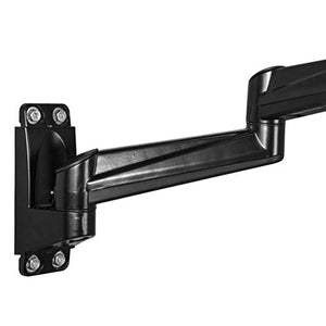 StarTech.com Wall Mount Dual Monitor Arm Articulating Ergonomic VESA Wall Mount for 2X 24 Displays Synchronized Adjustable Crossbar Tilt/Swivel/Rotate- Double Screen Mount Bracket