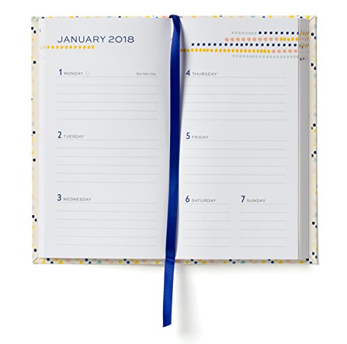 Diagonal Dots 2018 Weekly Pocket Planner