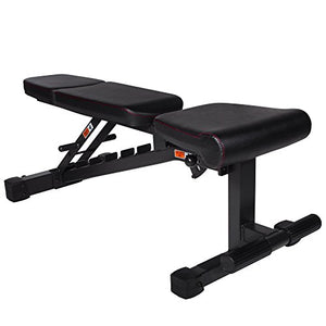 XMark 9010 Adjustable Weight Bench, 1500 lb Weight Capacity, Flat Incline Decline Weight Bench, Utility Bench, Dumbbell Bench Adjustable, Multi-Purpose, Adjustable Bench For Weight Lifting