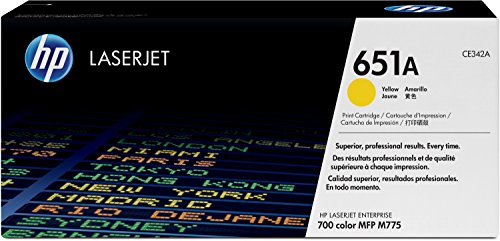 HP 651A (CE342A) Yellow Toner Cartridge for HP LaserJet Enterprise 700
