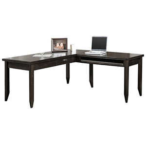 Martin Furniture Tribeca Loft L-Shaped Writing Desk, Black
