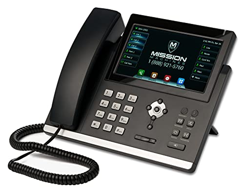 MM MISSION MACHINES Z-Cloud Phone System: Executive Pack - Auto Attendant, Voicemail, Cell & Remote Extensions, Call Recording, 3 Months Service (8 Phone Bundle)