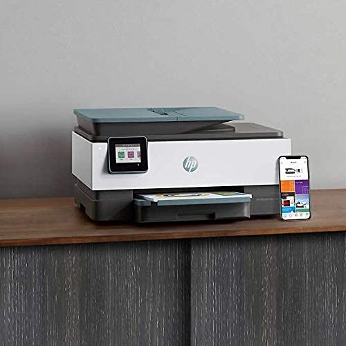 HP Officejet Pro 8028 All-in-One Printer, Scan, Copy, Fax, Wi-Fi and Cloud-Based Wireless Printing (3UC64A) (Renewed)