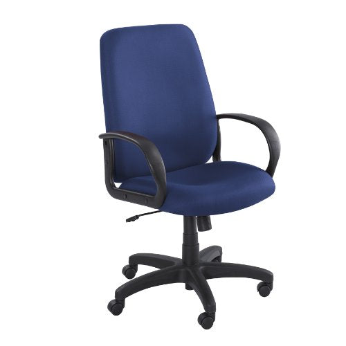 Safco Products 6300BU Poise Executive High Back Chair, Blue