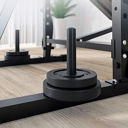 Tengma Adjustable Weightlifting Bed Bench Press Squat Rack Indoor Multi-Function Olympic Weight Bench, Strength Training Fitness Equipment for Full-Body Workout Home/Office/Gym