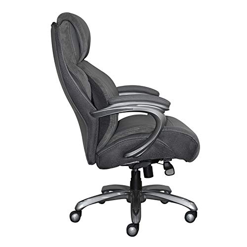 Serta Big and Tall Executive Office Chair with Smart Layers Gray