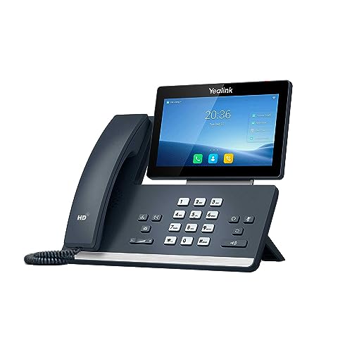Yealink T58W 16-Line Color Touch Screen IP Phone with Dual USB Ports, Gigabit Ethernet, PoE (SIP-T58W)