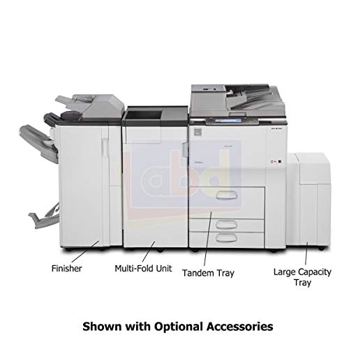 Ricoh Aficio MP 6002 A3/Tabloid-size Monochrome Copier - 60 ppm, Copy, Print, Scan, ADF, 2 Trays and Stand, Intel Celeron M 1.0 GHz, 1.5 GB RAM, 250GB HDD (Certified Refurbished)