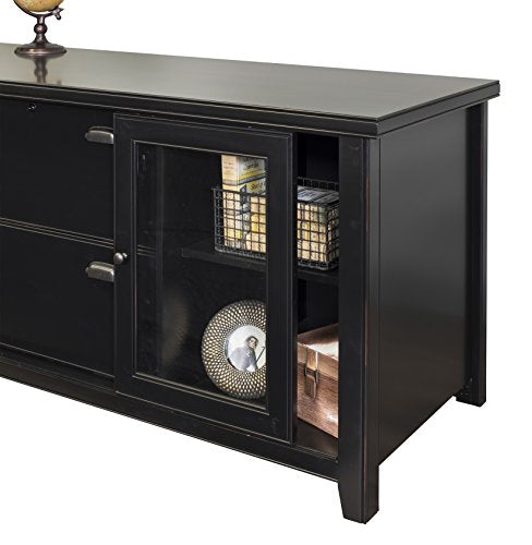 Martin Furniture Tribeca Loft Storage Credenza, Black
