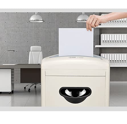 15L High Security Paper Shredder for Office and Household (Beige)