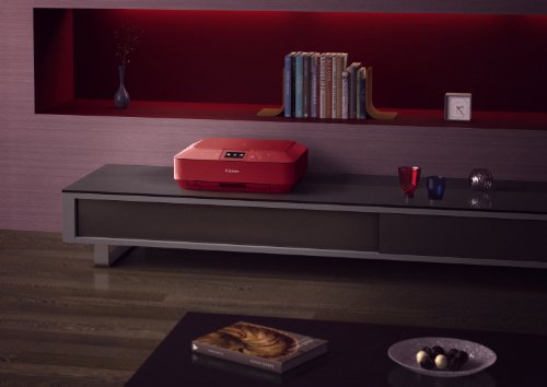 Canon PIXMA MG7120 Wireless Color Photo All-In-One Printer, Mobile Smart Phone and Tablet Printing, Red