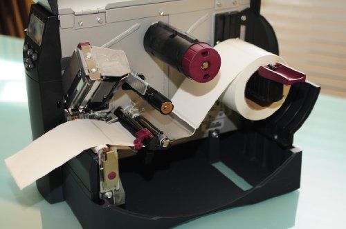 Zebra ZM400-2001-0000T Model ZM400 Thermal Transfer Barcode Printer; 203 dpi/8 dots Resolution, 4.09"/104 mm Print Width, USB, Parallel and Serial Interfaces; Includes US Power Cord