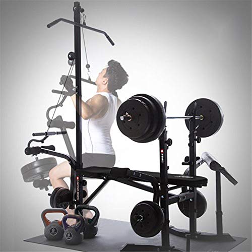 Olympic Weight Benches, Adjustable Weight Benche Set Multifunctional Weight-Lifting Bed Weight-Lifting Machine Fitness Equipment