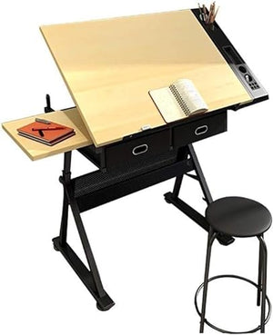 OGRAFF Drafting Table with Adjustable Height for Art Design - Artist Table