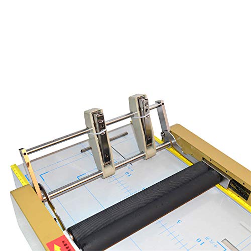 CGOLDENWALL Paper Booklet Folder Stapler Machine Book Binder Automatic Booklet Binding and Folding Machine Suitable for Coated Paper