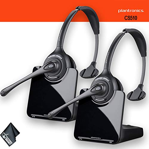 Plantronics CS510 Wireless Headset System Bundle - 2 Pack