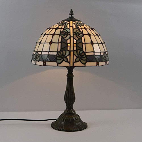 Black Petal 2 Light Source Table Lamp Glass Resin Retro Bedroom Living Room Dining Study Desk