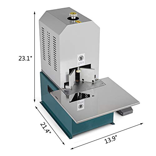 Mophorn Electric Round Corner Machine Heavy Duty Fillet Paper Cutter Machine Round Cornering with 7 Built R3-R9 Fillet Paper Cutter Machine Cutting Name Card