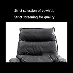 CYXI Office Chair, Adjustable Lifting Swivel Computer Chair - Gray Cowhide