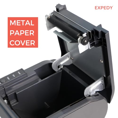 EXPEDY - DoorDash 80mm Receipt Printer - Bluetooth/WiFi/USB - ESC POS Commands - Auto Cutter - Support Cash Drawer - Kitchen