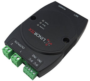 Linortek Netbell-2 TCP/IP Ethernet 2 Zone Bell Ringer Web-Based Bell Controller for 110V 10A Alarm Signal Bell/Horn/Buzzer and Other Timed Equipment POE