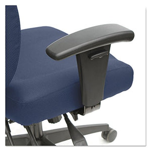 Alera ALEHPM4202 Wrigley Series High Performance Mid-Back Multifunction Task Chair, Blue