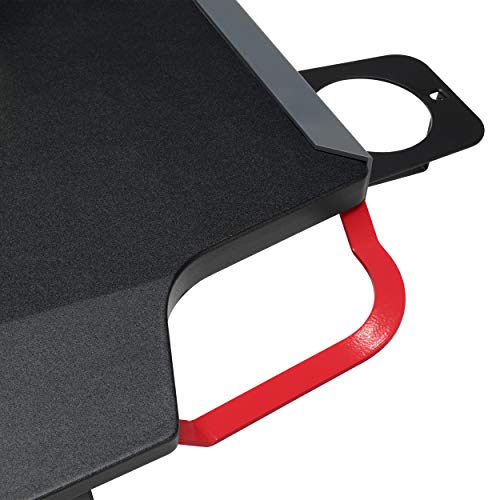 RESPAWN 3000 Gaming Computer Desk - Ergonomic Height Adjustable Gaming Desk, in Red (RSP-3000-RED)