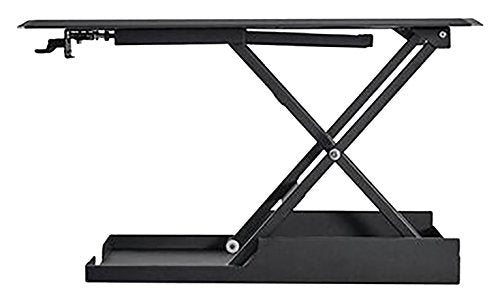 Mind Reader Multipurpose Home Office Computer Desk, Sit and Stand Desk, Workstation Desk, Gaming Desk