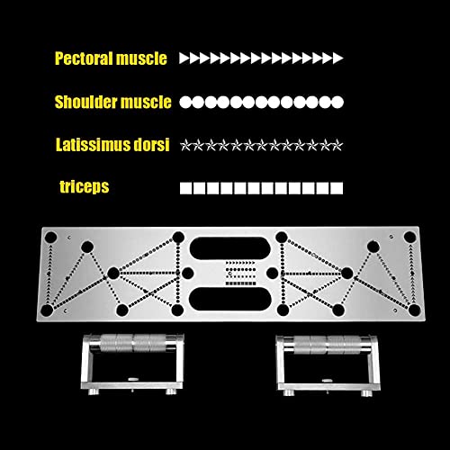 chaozhi Stainless Steel Pushup Stands with Push Up Bars, Multifunctional Home Strength Training Equipment, Indoor Fitness Equipment, Push-Ups Board