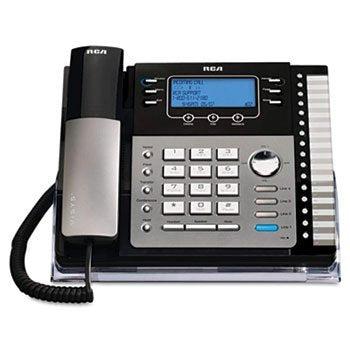 RCA 25425RE1 ViSYS 25425RE1 Four-Line Phone with Digital Answering Machine, Caller ID
